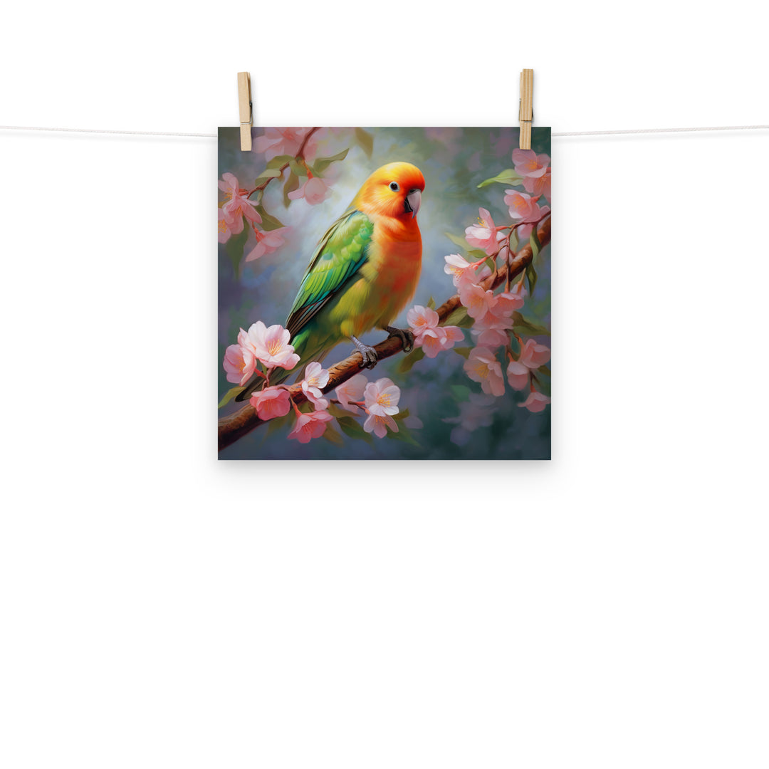 Lovebird Photo paper poster - PosterfyAI.com