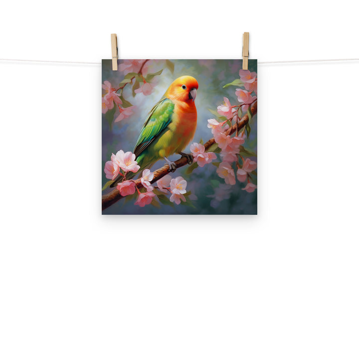 Lovebird Photo paper poster - PosterfyAI.com