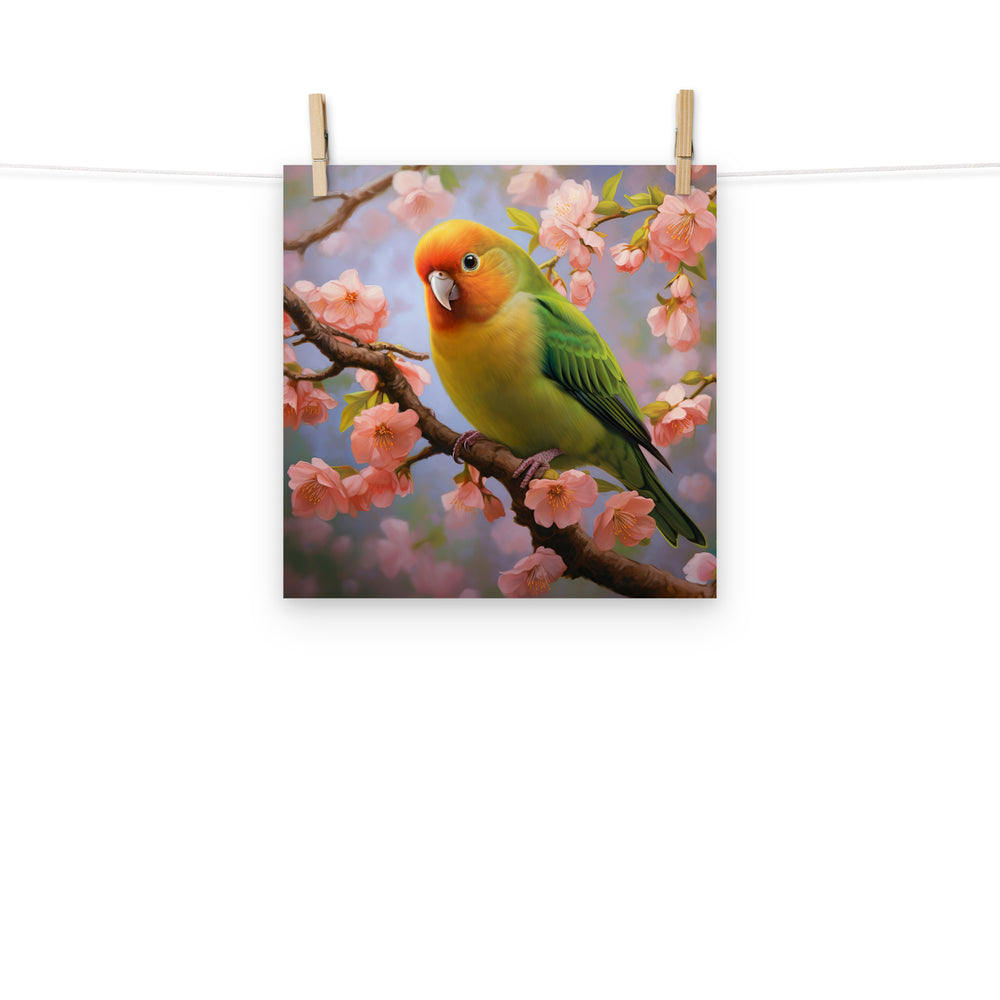 Lovebird Photo paper poster - PosterfyAI.com