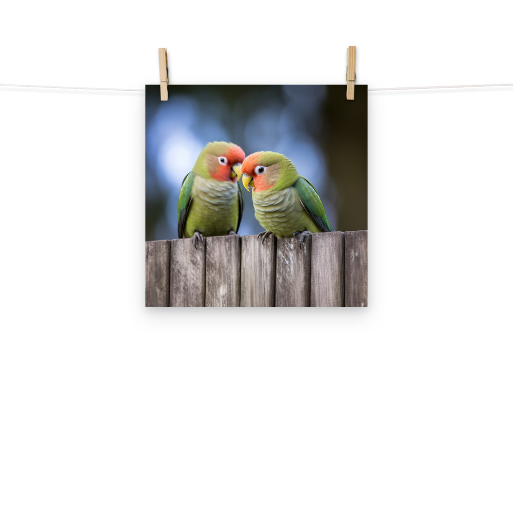Lovebird Photo paper poster - PosterfyAI.com