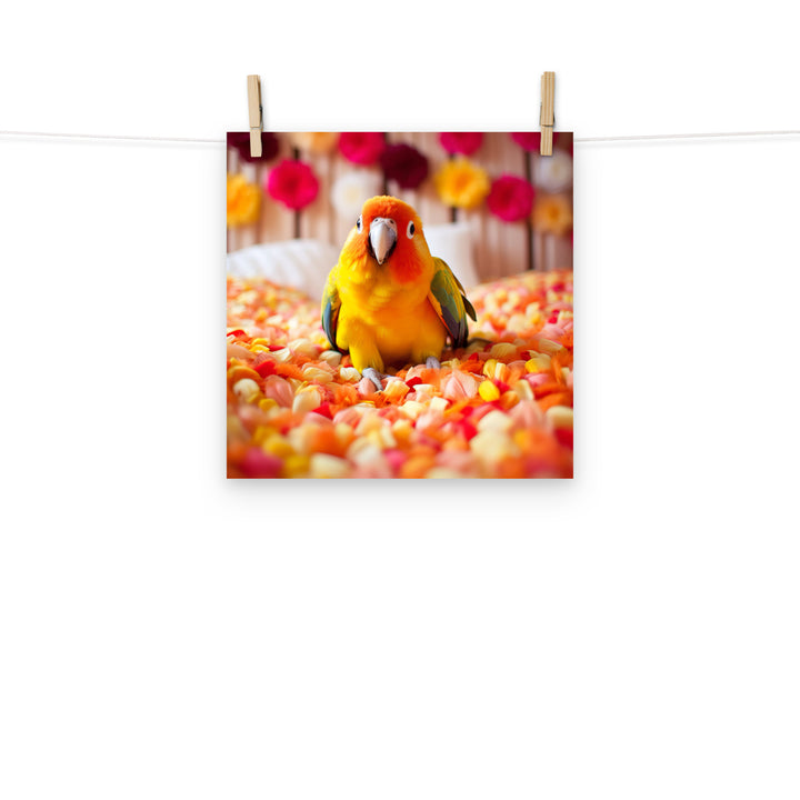 Lovebird Photo paper poster - PosterfyAI.com