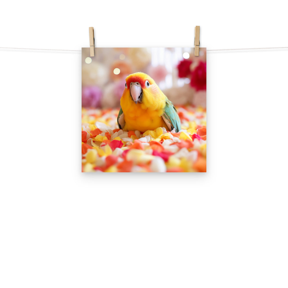 Lovebird Photo paper poster - PosterfyAI.com
