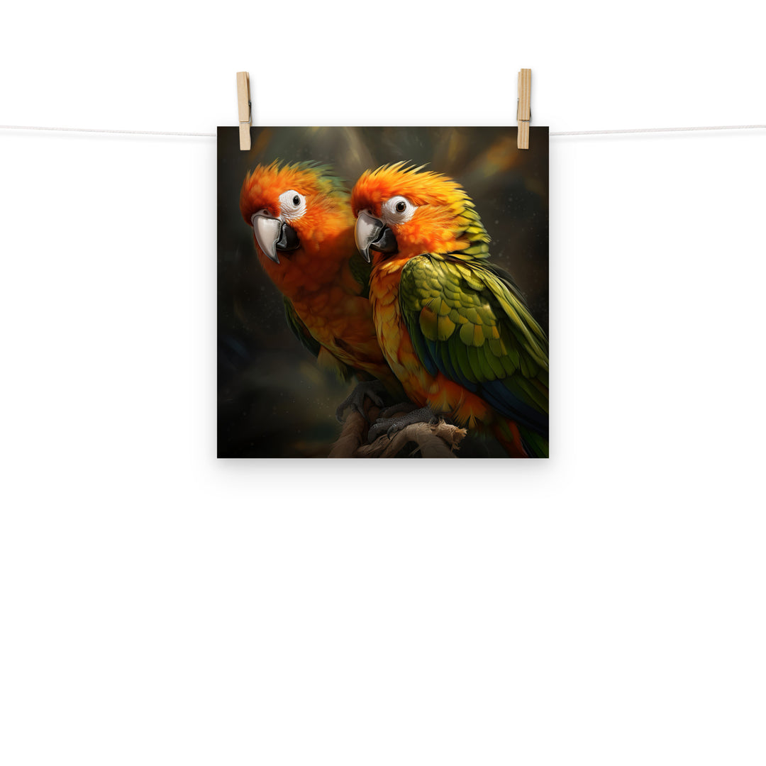 Conures Photo paper poster - PosterfyAI.com