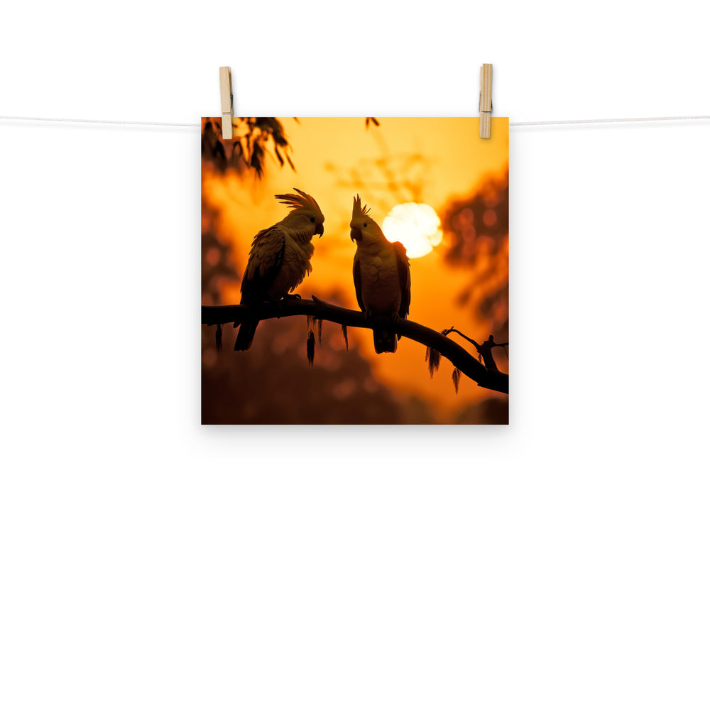 Cockatoos Photo paper poster - PosterfyAI.com