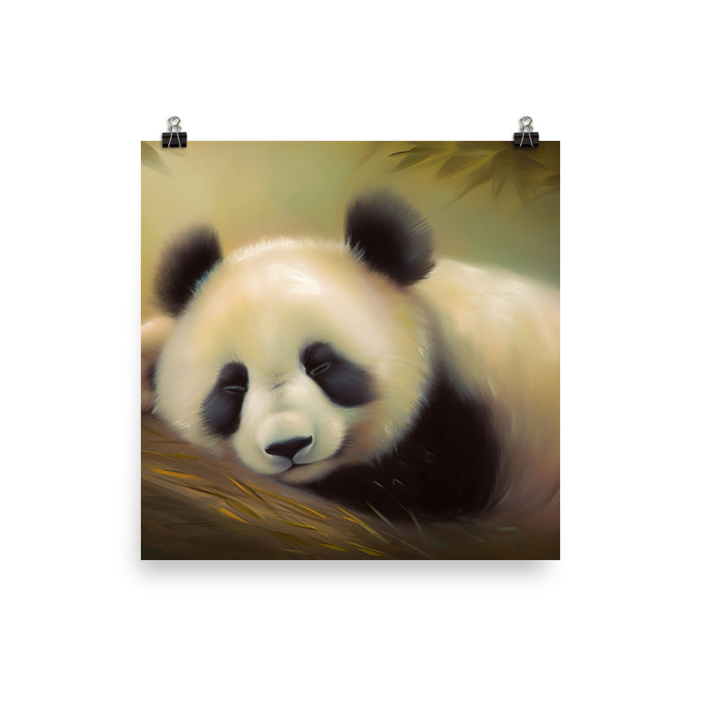 Panda Dreams photo paper poster - Posterfy.AI