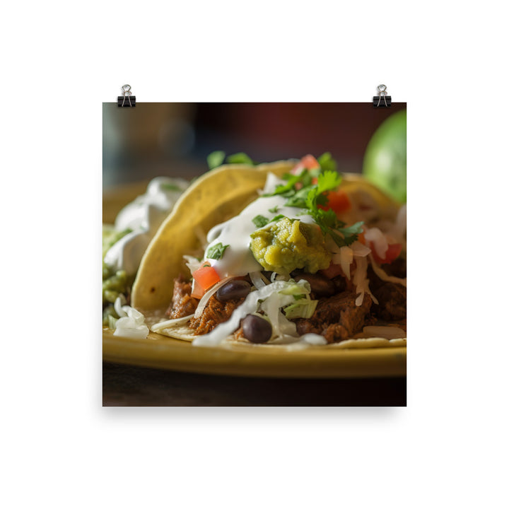 Taco Treat photo paper poster - Posterfy.AI