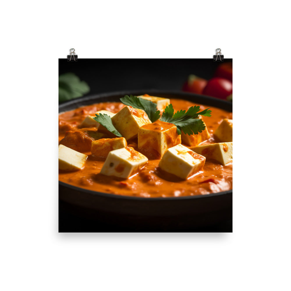 Paneer Curry photo paper poster - Posterfy.AI