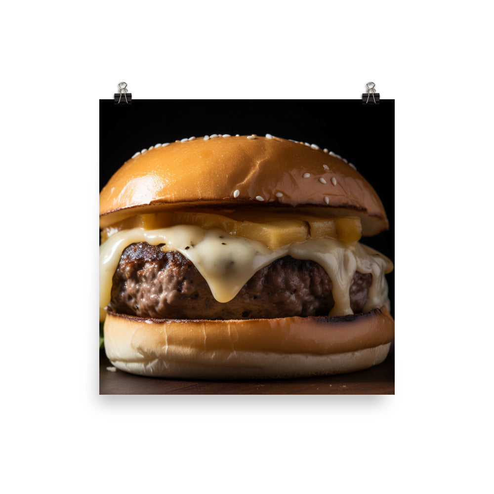 Gourmet Burgers photo paper poster - Posterfy.AI