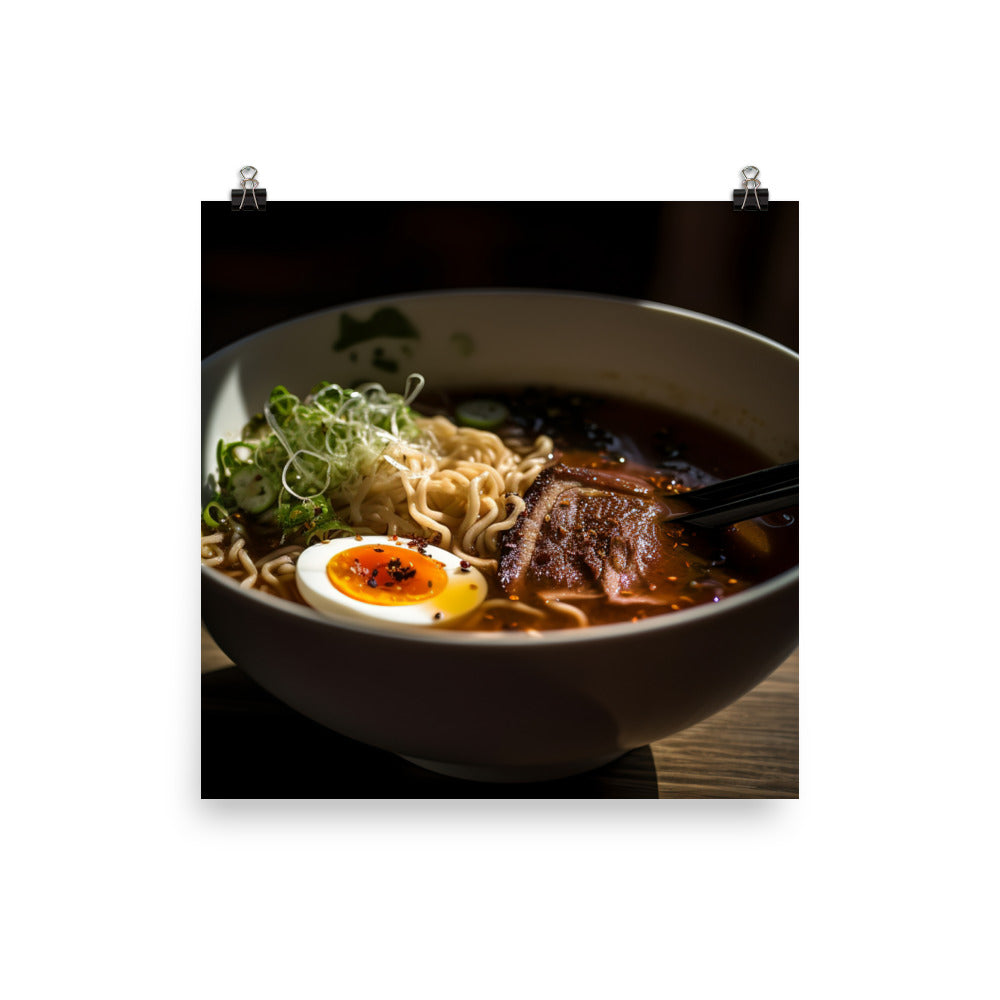 Beef Ramen photo paper poster - Posterfy.AI