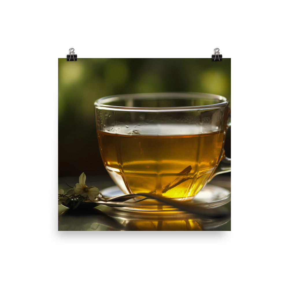 Jasmine Green Tea with Honey photo paper poster - Posterfy.AI