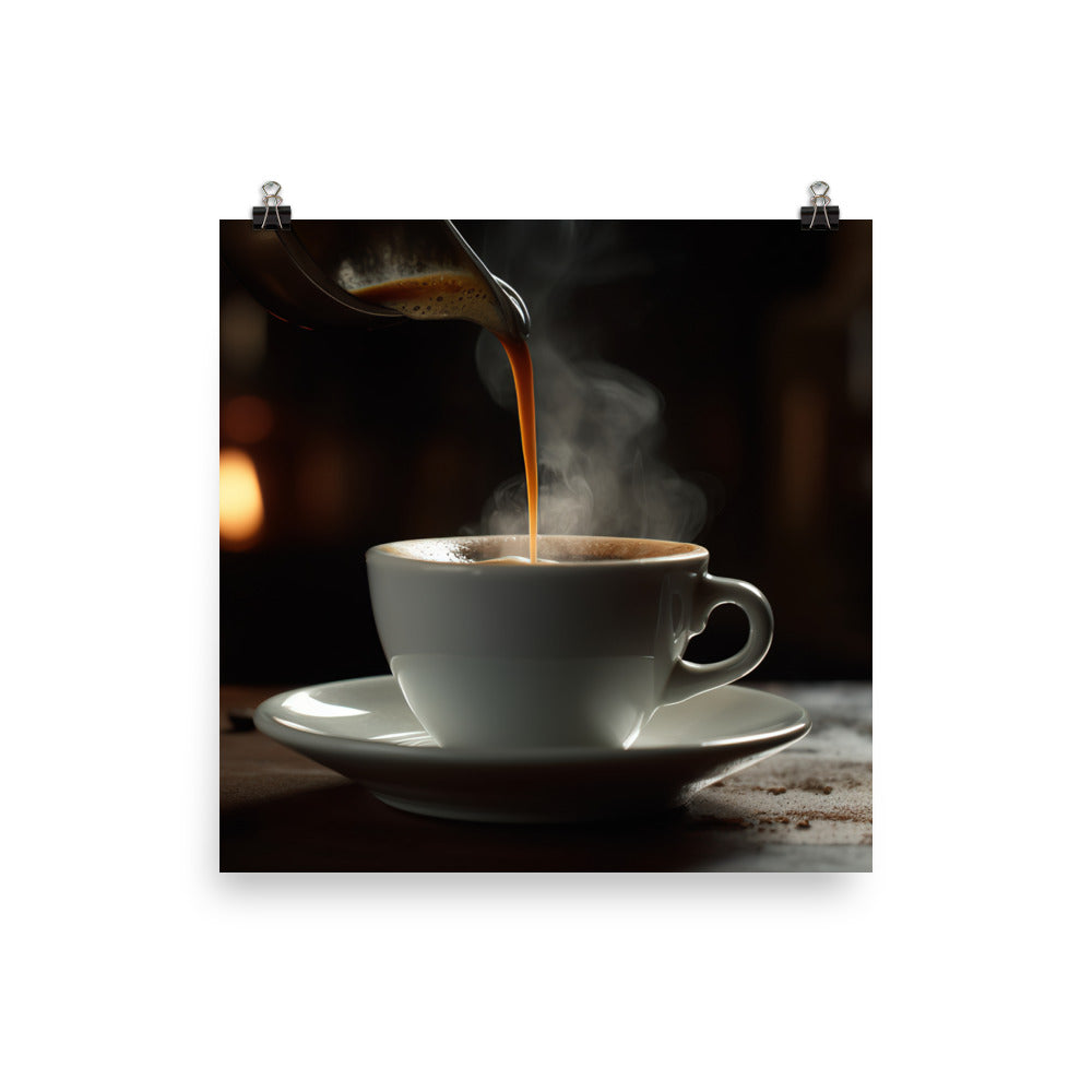 Rich and Robust Espresso photo paper poster - Posterfy.AI