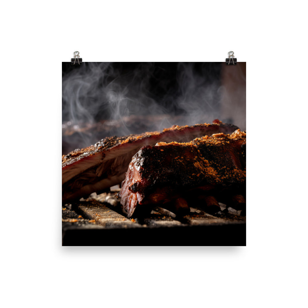 Ultimate Barbecue Ribs photo paper poster - Posterfy.AI