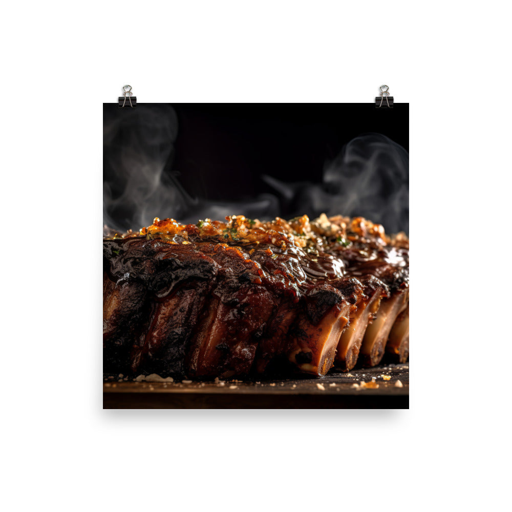 Ultimate Barbecue Ribs photo paper poster - Posterfy.AI