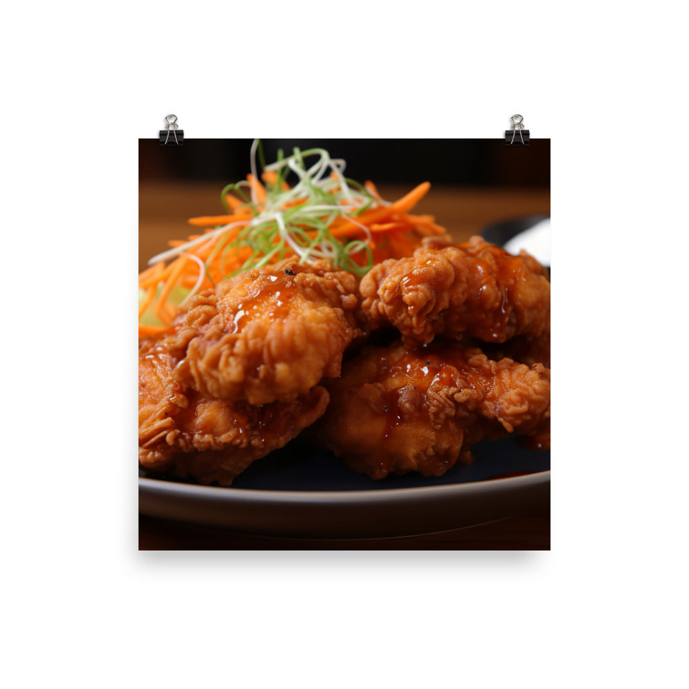 Korean Fried Chicken photo paper poster - Posterfy.AI