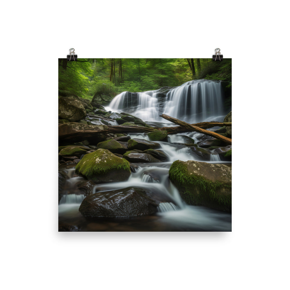 Great Smoky Mountains photo paper poster - Posterfy.AI