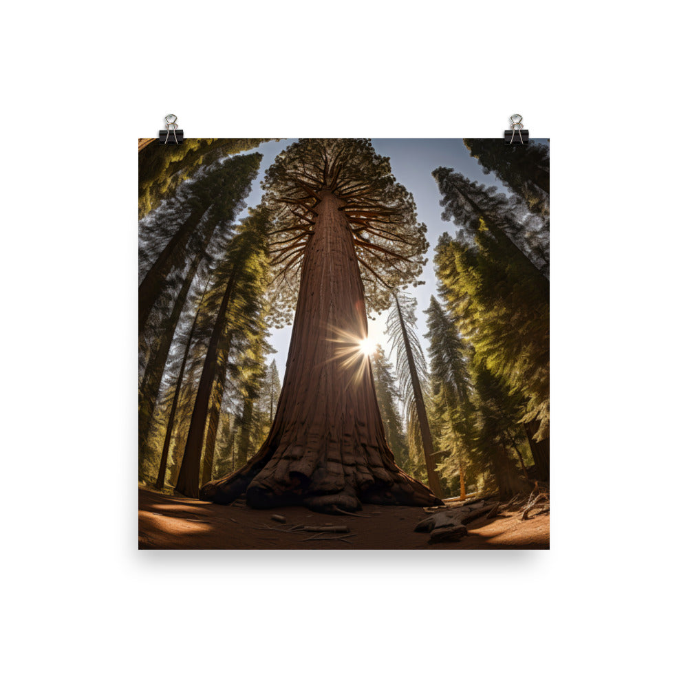 Yosemites Majestic Giants photo paper poster - Posterfy.AI