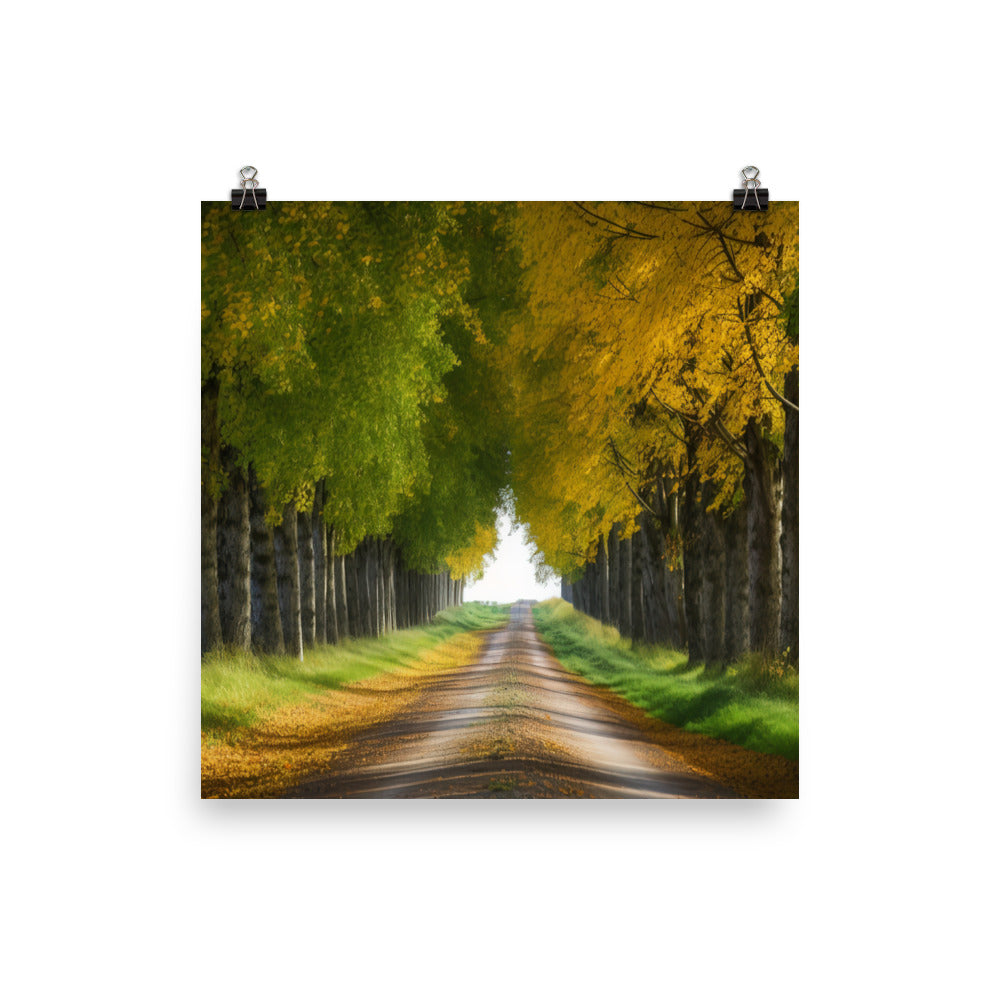 Discover Bieis Picturesque Roads photo  paper poster - Posterfy.AI