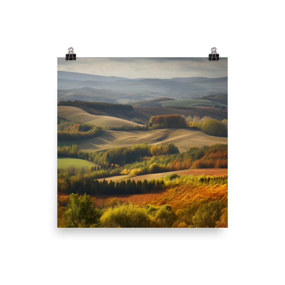 Embrace Bieis Rolling Landscape photo  paper poster - Posterfy.AI