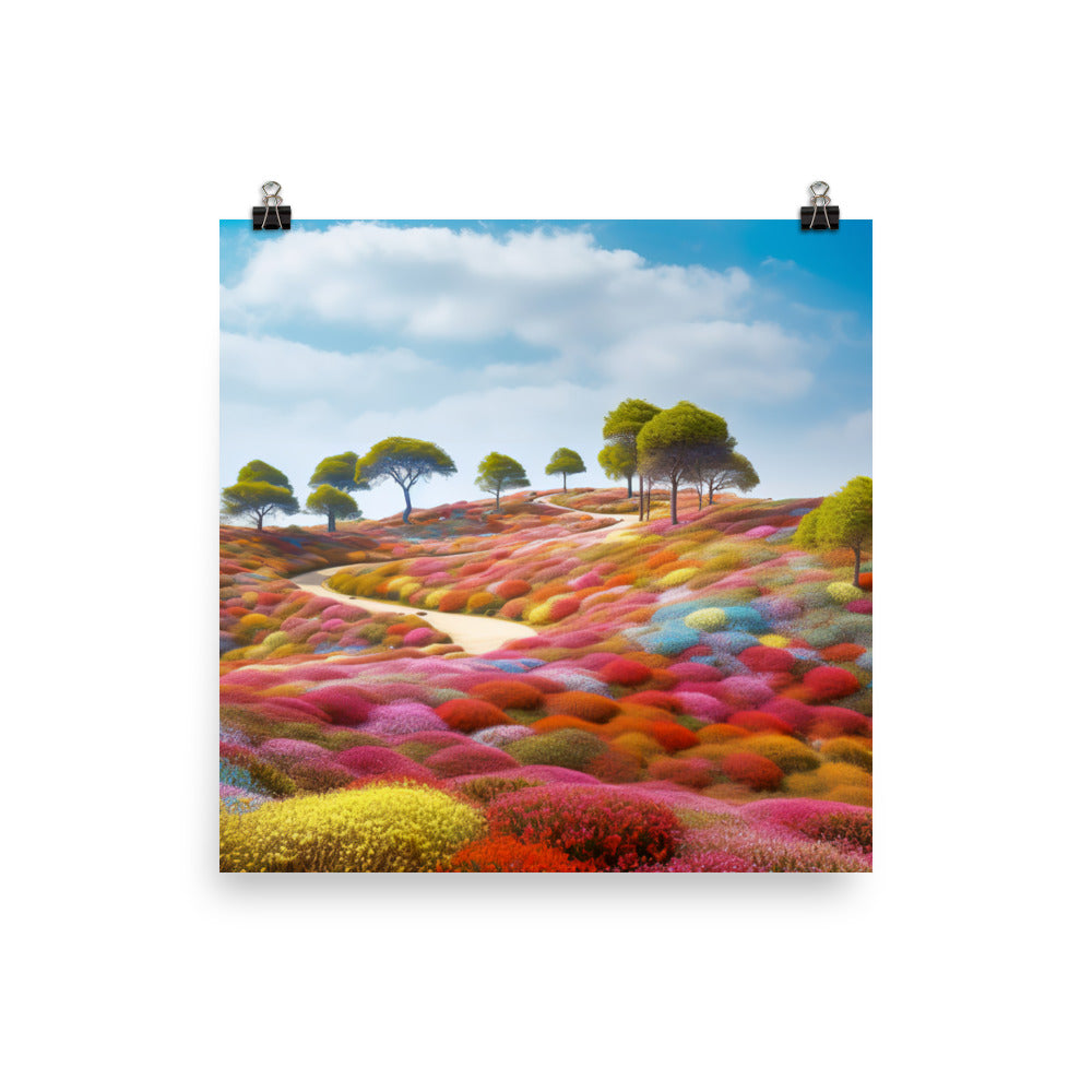 Hitachi Seaside Parks Floral Wonderland photo  paper poster - Posterfy.AI