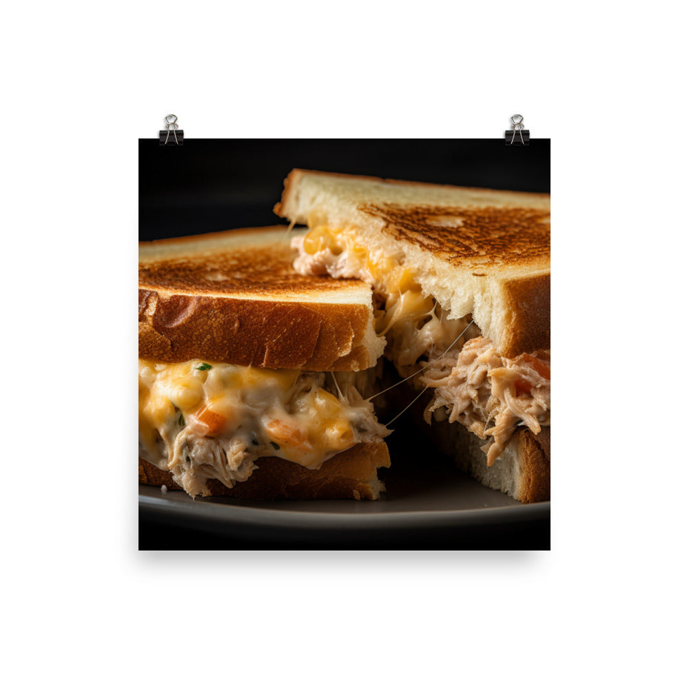 The Ultimate Tuna Melt photo paper poster - Posterfy.AI