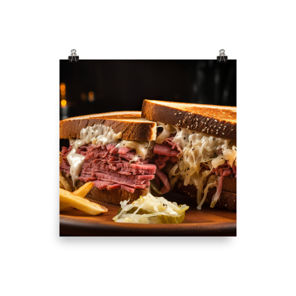 The Perfect Reuben photo paper poster - Posterfy.AI