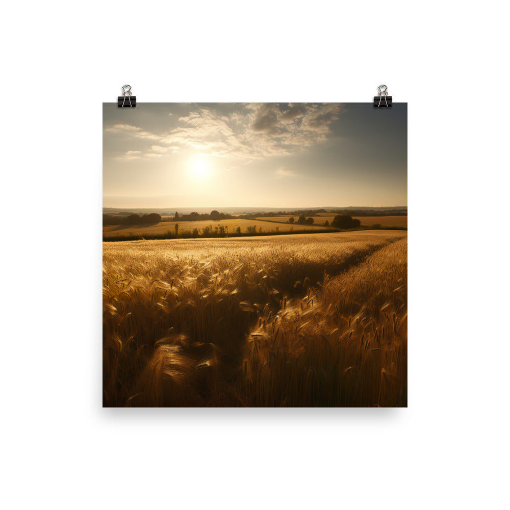 Summer Fields photo paper poster - Posterfy.AI