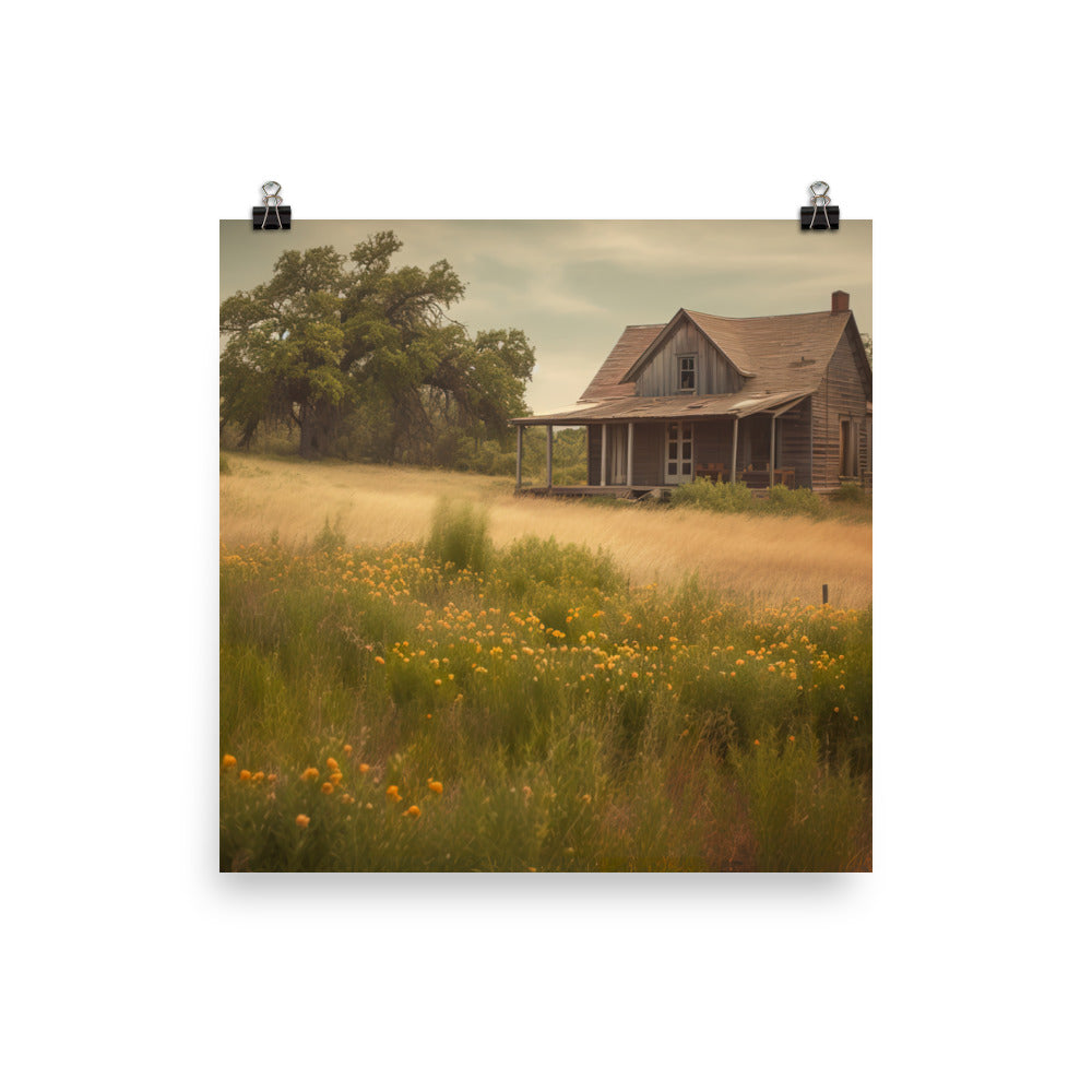 Rustic Retreat photo paper poster - Posterfy.AI
