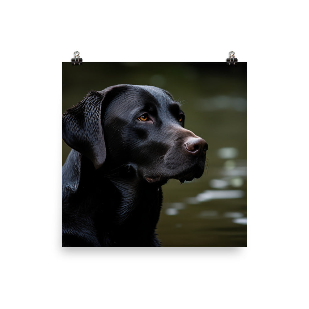 Weimaraner Photo paper poster - PosterfyAI.com