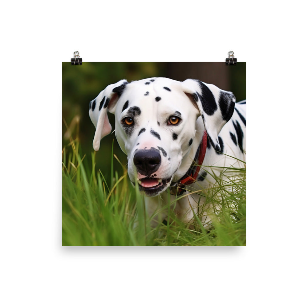 Dalmatian Photo paper poster - PosterfyAI.com