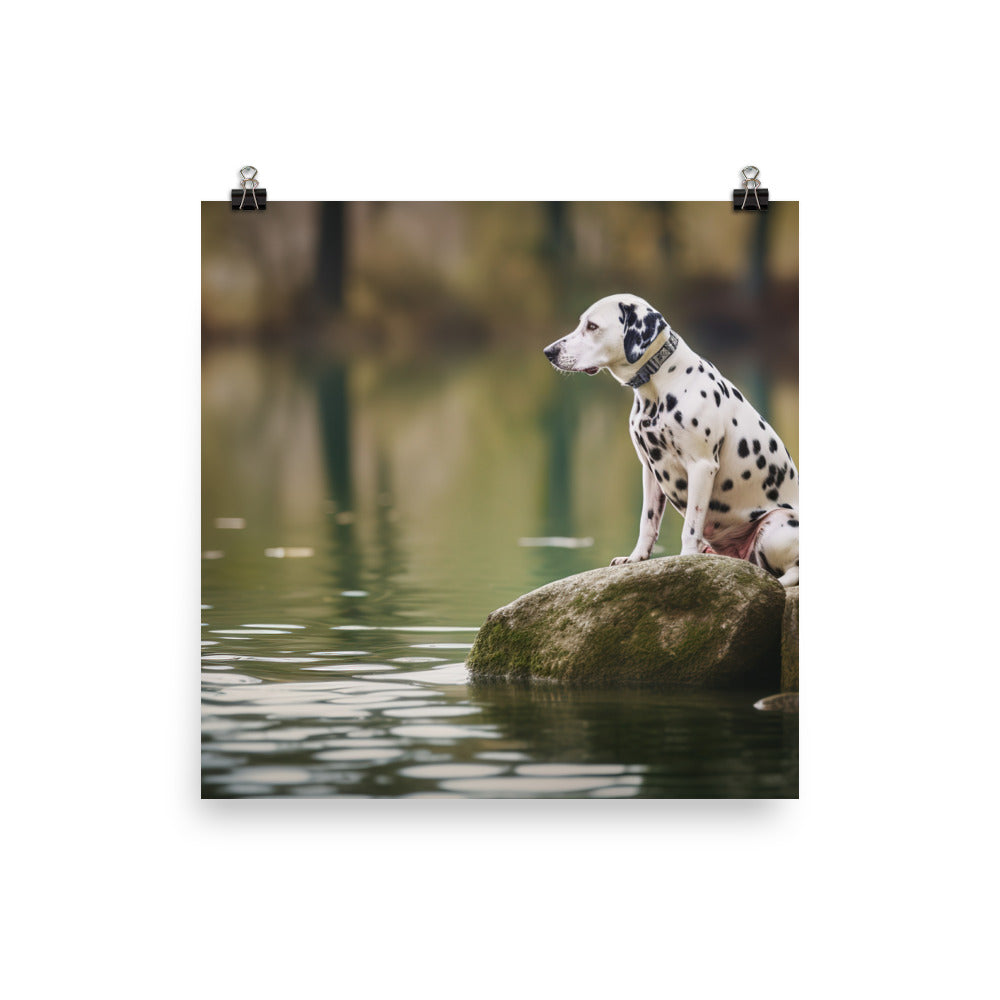 Dalmatian Daydream Photo paper poster - PosterfyAI.com