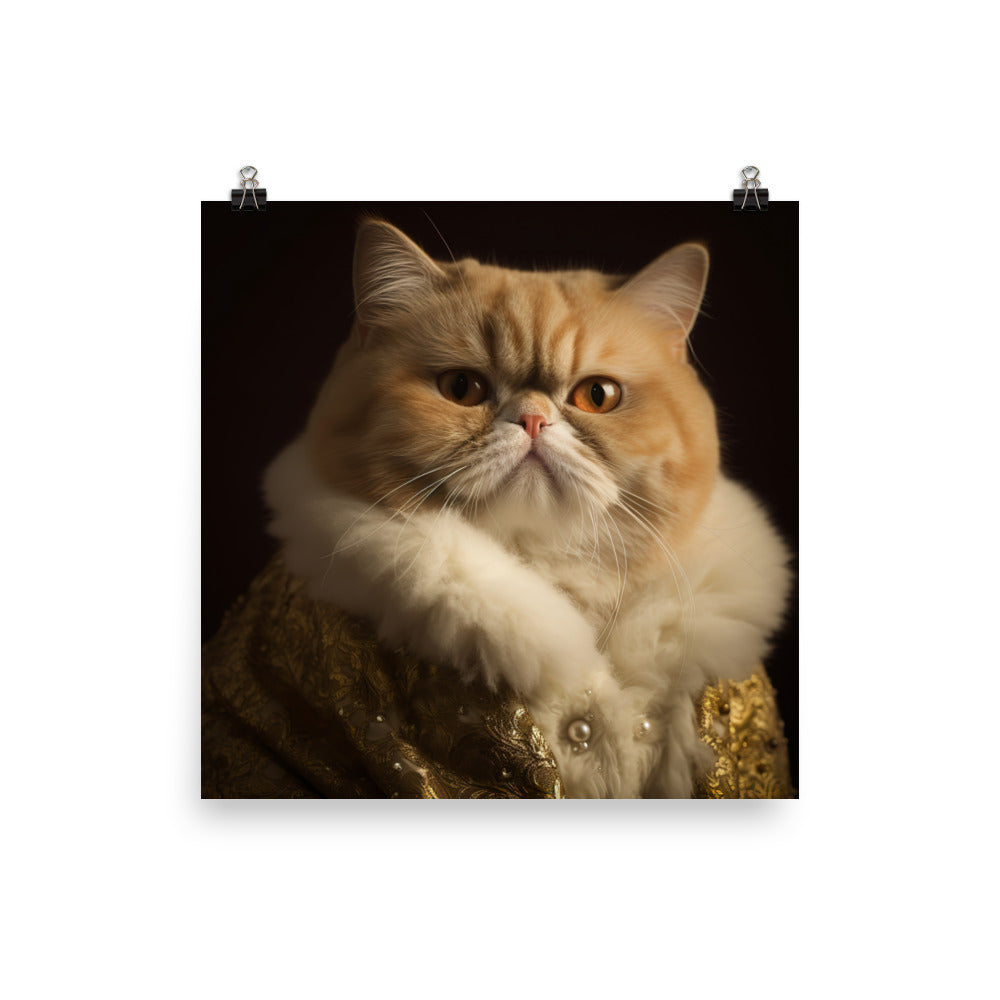 Exotic Shorthair Photo paper poster - PosterfyAI.com