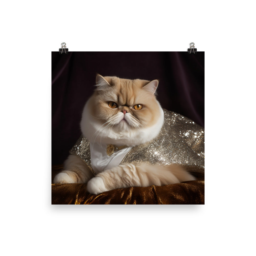 Exotic Shorthair Photo paper poster - PosterfyAI.com
