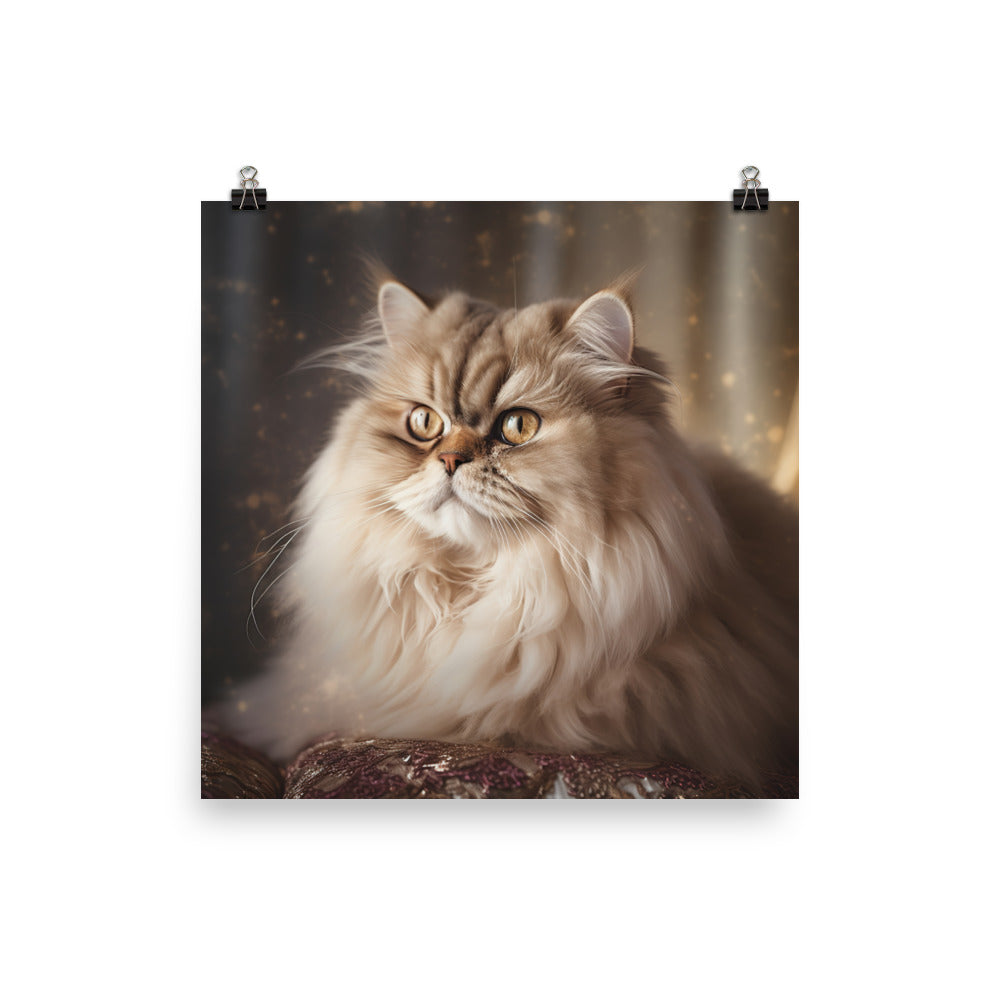 Glamorous Persian Portrait Photo paper poster - PosterfyAI.com