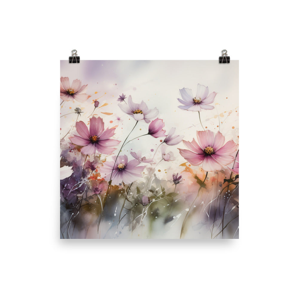 Whispering Cosmos photo paper poster - Posterfy.AI