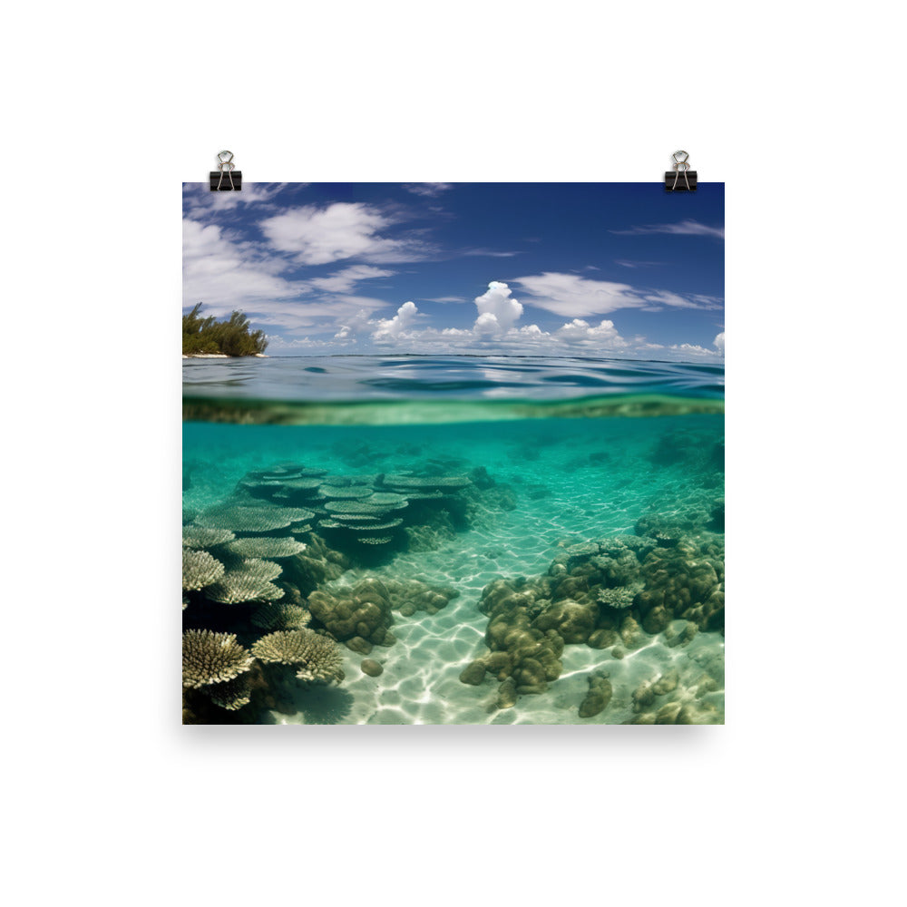 Great Barrier Reef photo paper poster - Posterfy.AI