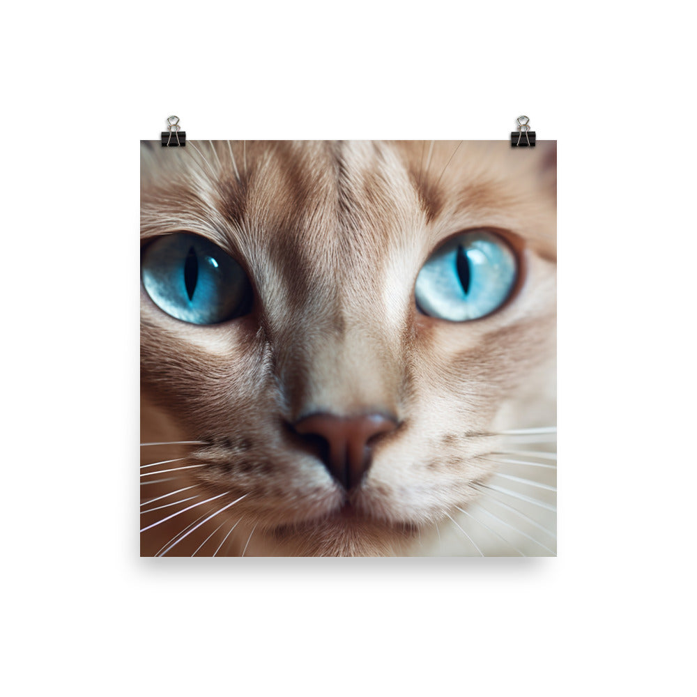 Beautiful Tonkinese photo paper poster - Posterfy.AI