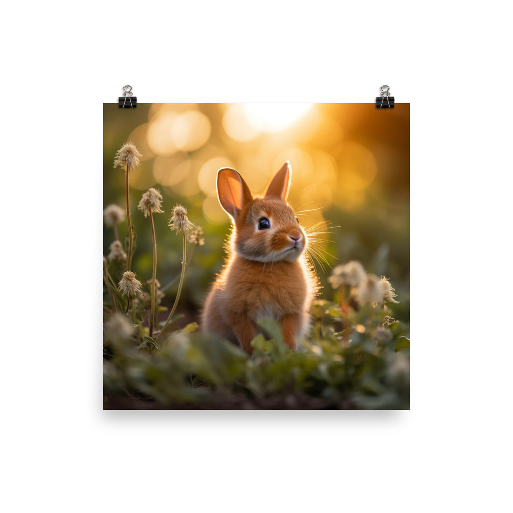 Irresistible Cinnamon Cuteness Photo paper poster - PosterfyAI.com