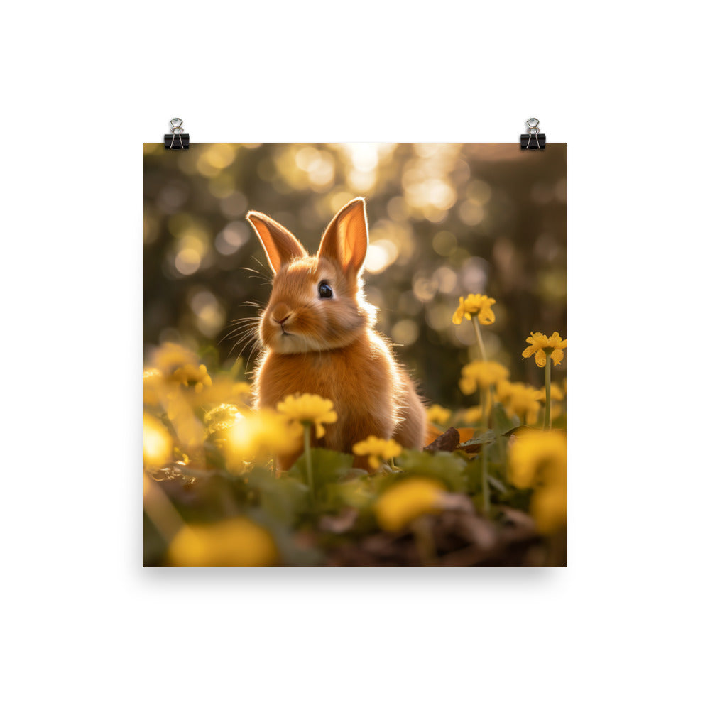 Irresistible Cinnamon Cuteness Photo paper poster - PosterfyAI.com