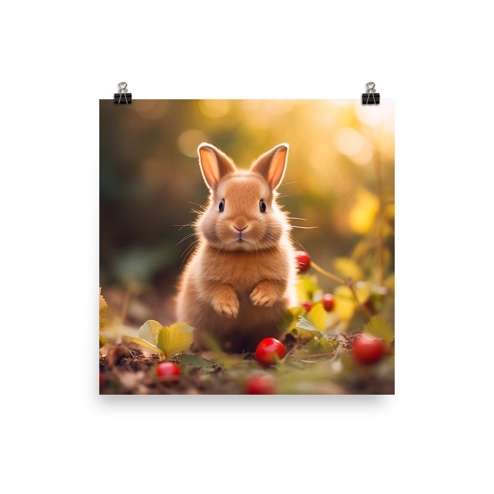 Irresistible Cinnamon Cuteness Photo paper poster - PosterfyAI.com