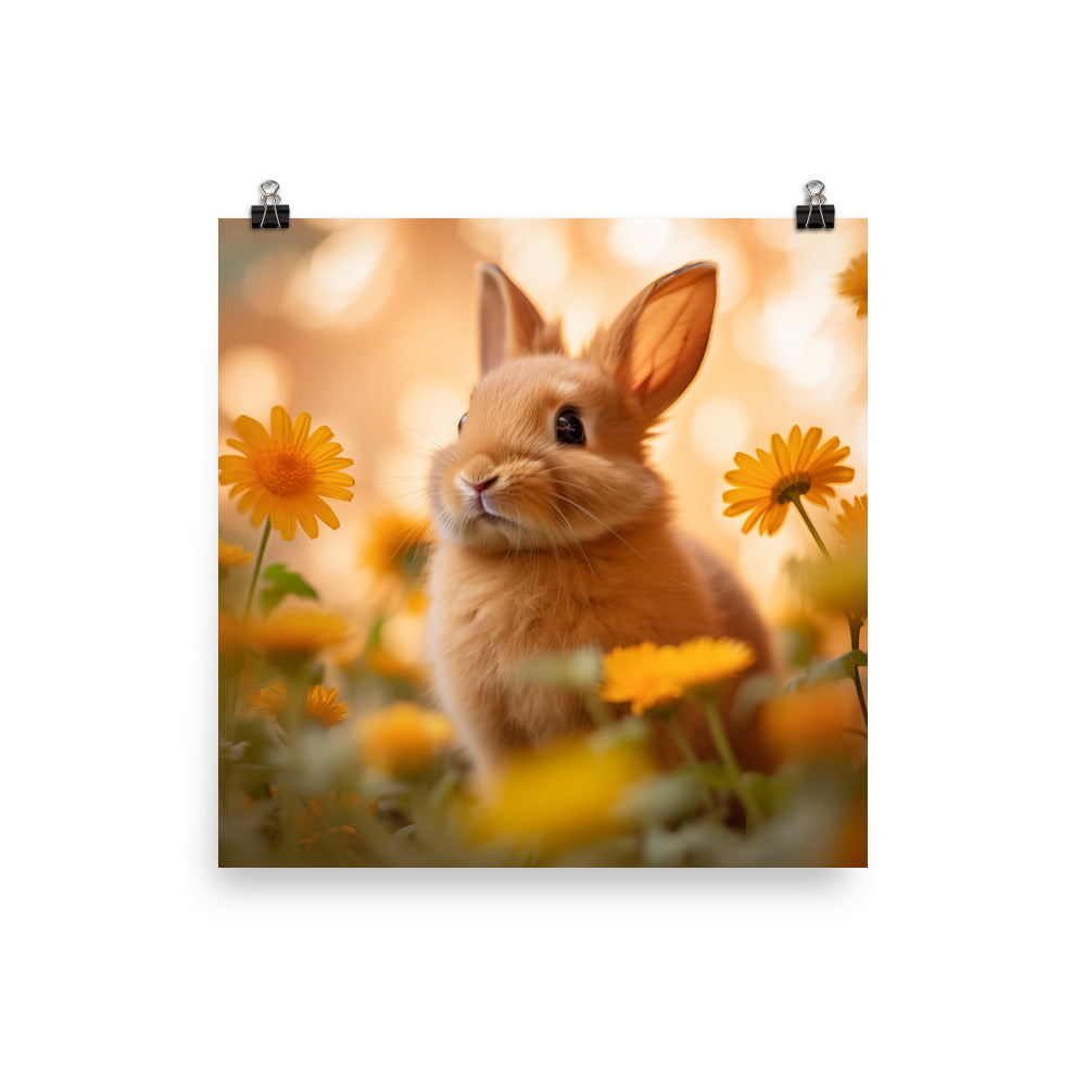 Irresistible Cinnamon Cuteness Photo paper poster - PosterfyAI.com