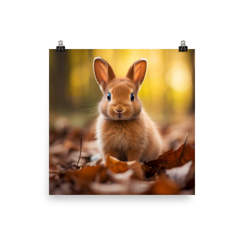 Cute Cinnamon Bundle of Joy Photo paper poster - PosterfyAI.com