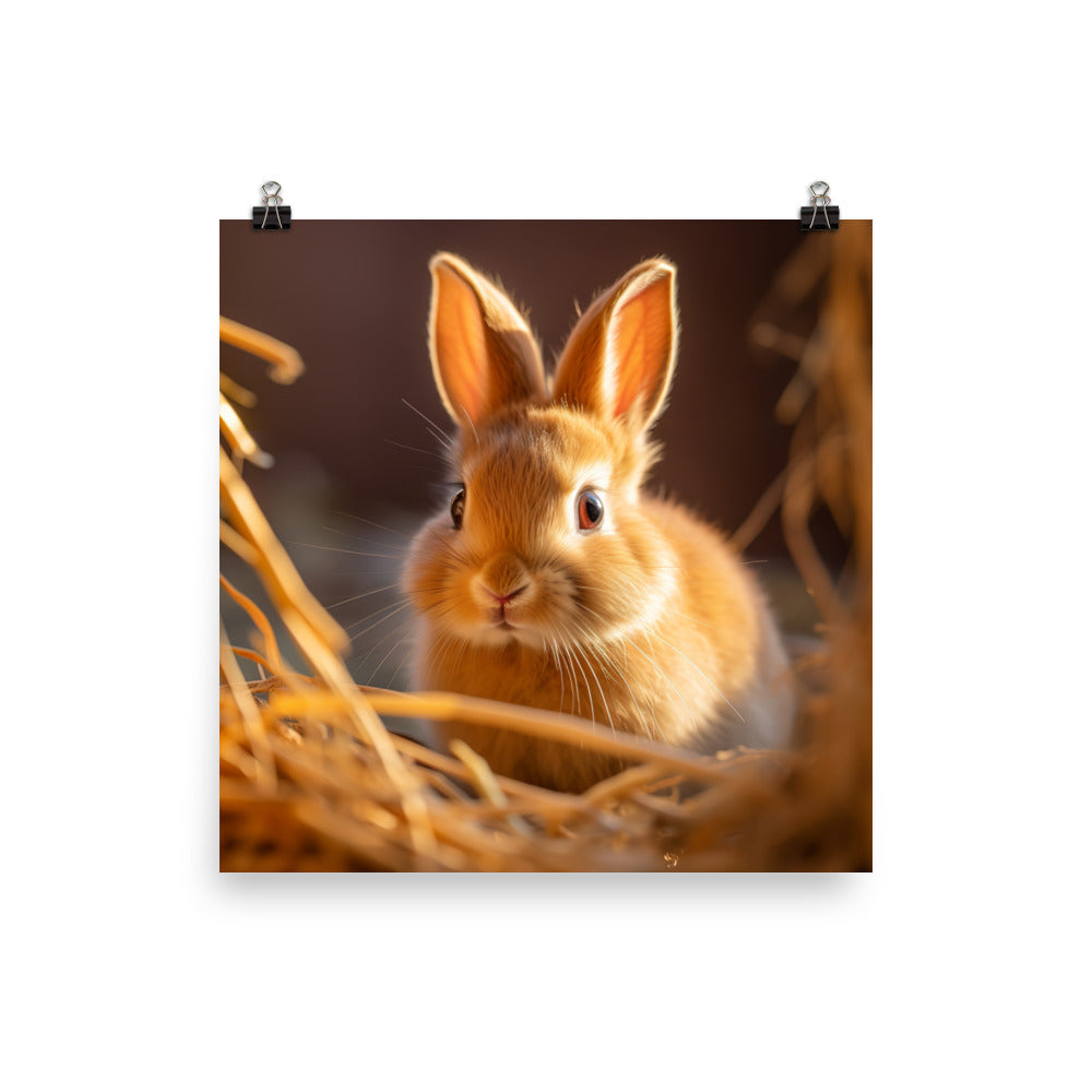 Charming Cinnamon Companion Photo paper poster - PosterfyAI.com