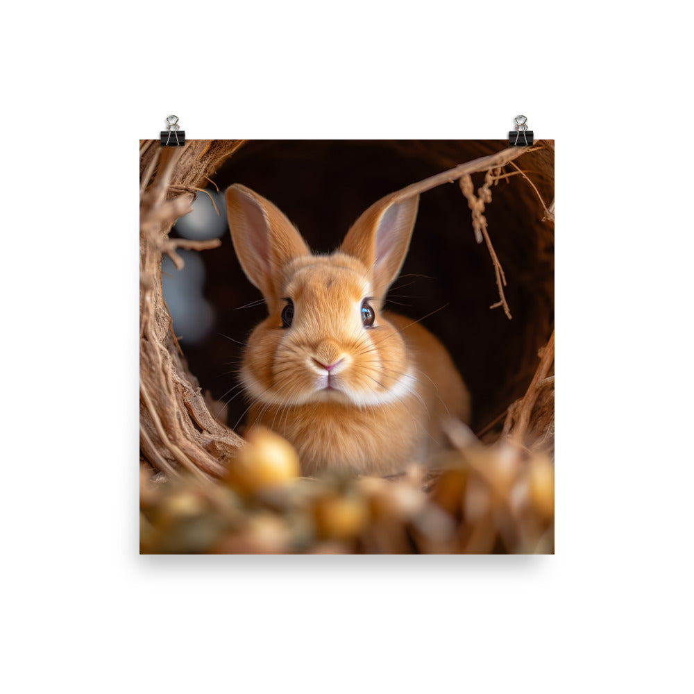 Charming Cinnamon Companion Photo paper poster - PosterfyAI.com