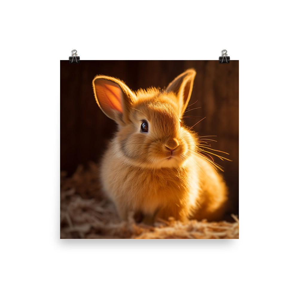 Adorable Cinnamon Fluffball Photo paper poster - PosterfyAI.com