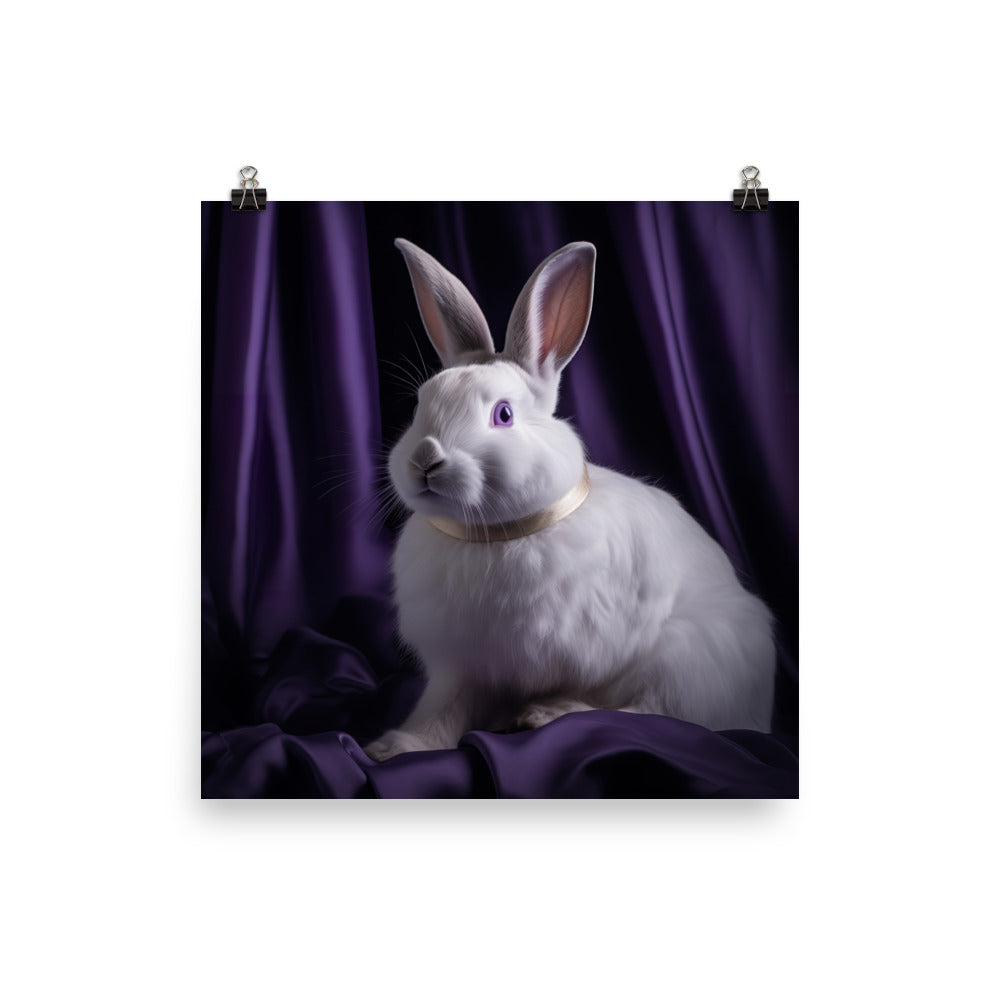 Beveren Bunny Photo paper poster - PosterfyAI.com