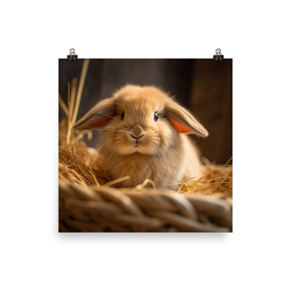American Fuzzy Lop Photo paper poster - PosterfyAI.com