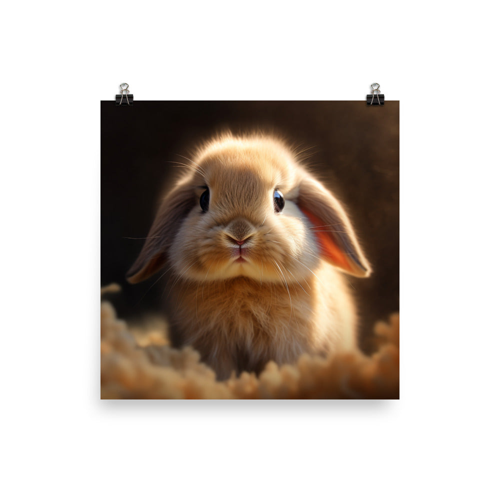 American Fuzzy Lop Photo paper poster - PosterfyAI.com