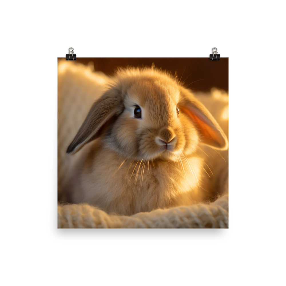 American Fuzzy Lop Photo paper poster - PosterfyAI.com