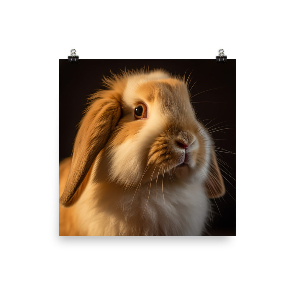 American Fuzzy Lop Photo paper poster - PosterfyAI.com