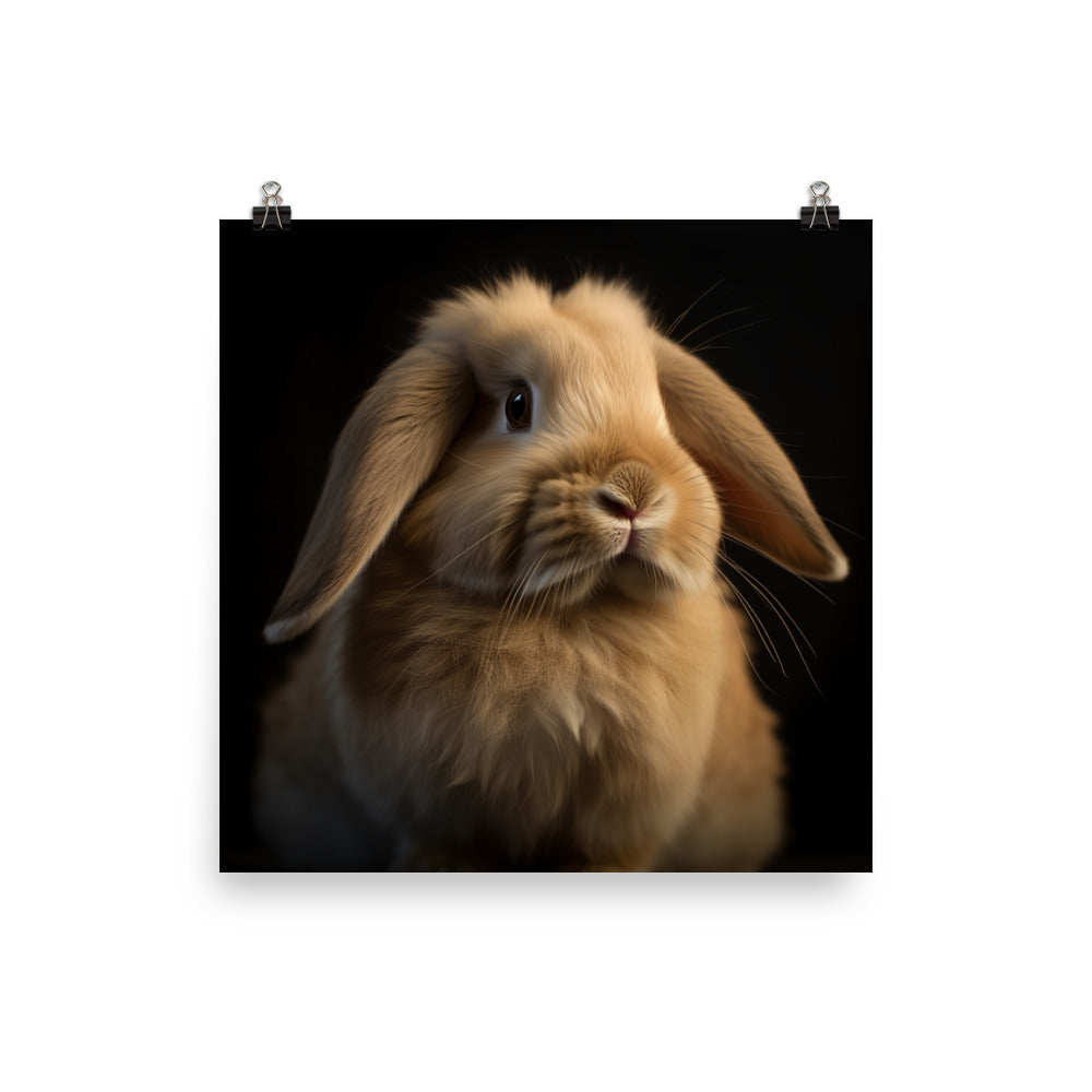 American Fuzzy Lop Photo paper poster - PosterfyAI.com